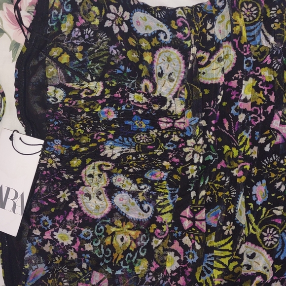 ZARA draped halter mini dress - Picture 6 of 7